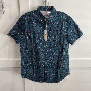 Original Penguin - Short Sleeve - Stretch Casual Button Down sz MEDIUM